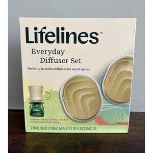 Lifelines Everyday Portable Essential Oil Diffusers 2 Pack Walk in the Woods